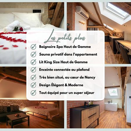 Evasion Chic, Spa Et Sauna Sous Les Toits Nancy Exterior foto